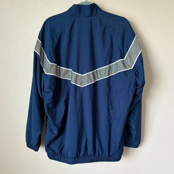 US Air Force Mens Jacket Size L PTU Physical Training Uniform Reflective Blue - Picture 2 of 12
